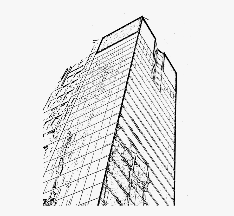 Building,line Art,angle - Building Line Art Png, Transparent Clipart