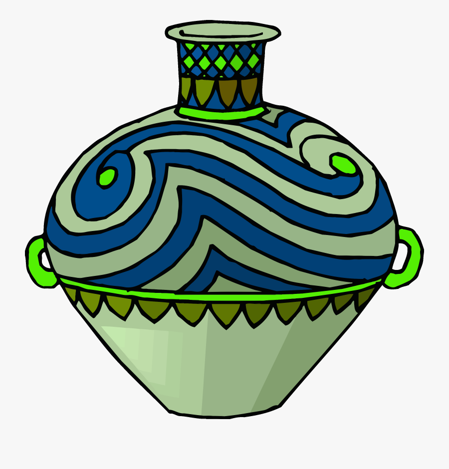 Vase 18 Clip Arts - Pottery Banga Drawing , Free Transparent Clipart