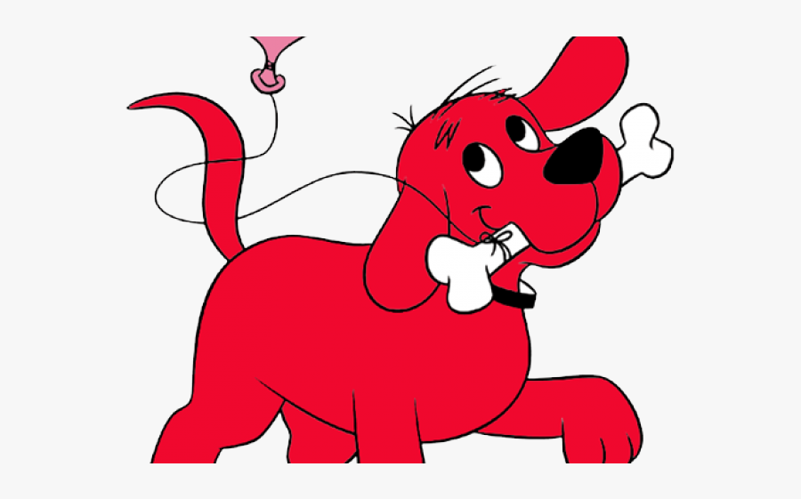 Clifford The Big Red Dog Bone, Transparent Clipart