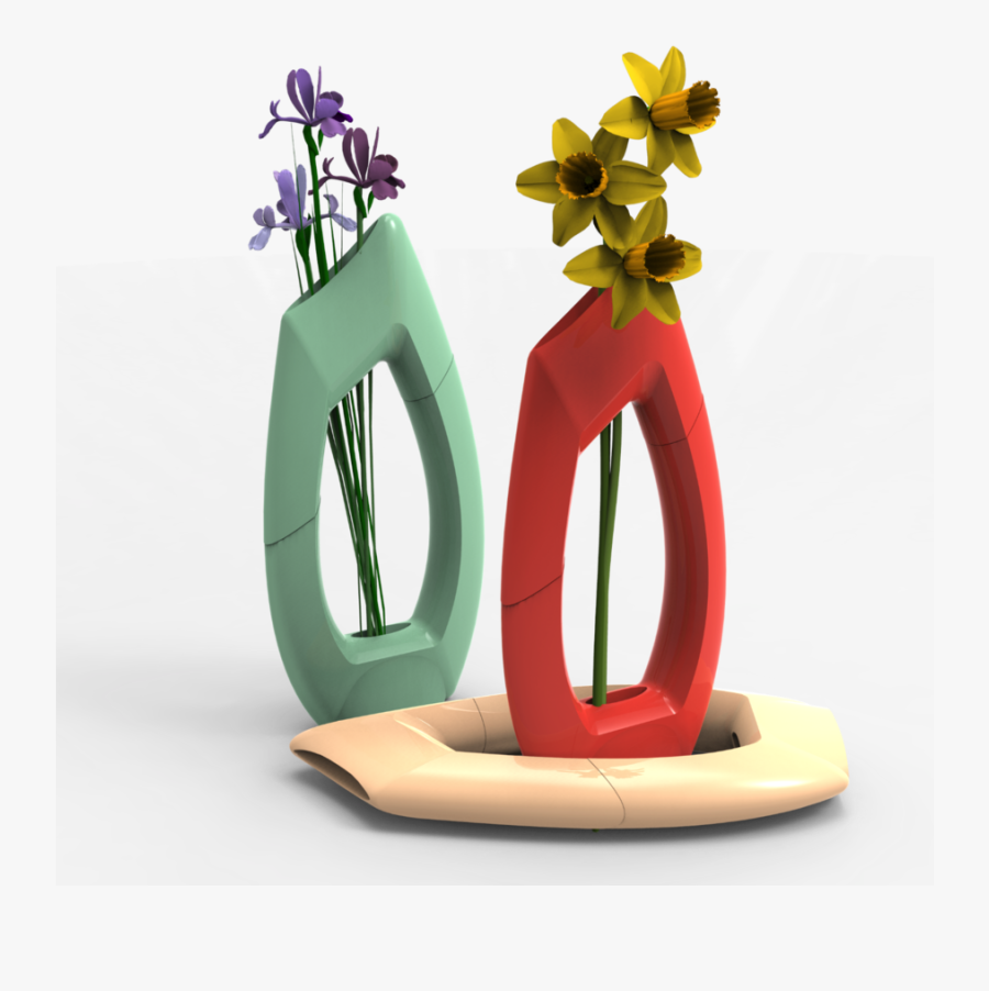 3d Printed Flower Vase Clipart , Png Download - 3d Printed Flower Vase, Transparent Clipart
