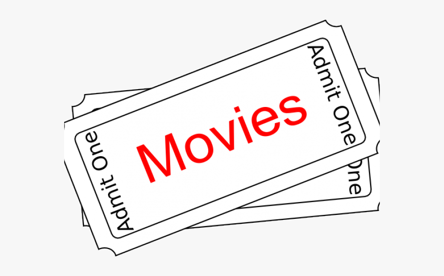Movie Tickets Clipart - Paper, Transparent Clipart