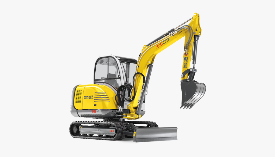 Excavator Png Images Free Download - Wacker Neuson 3503, Transparent Clipart