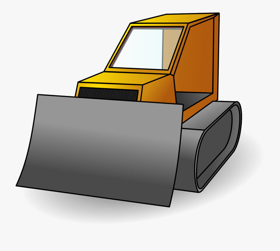 Angle,compact Car,car - Bulldozer Clip Art, Transparent Clipart