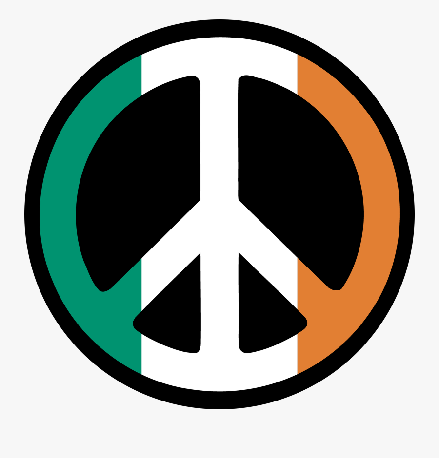 Irish Flag Peace Symbol Fav Wall Paper Background Social - Ireland Flag, Transparent Clipart