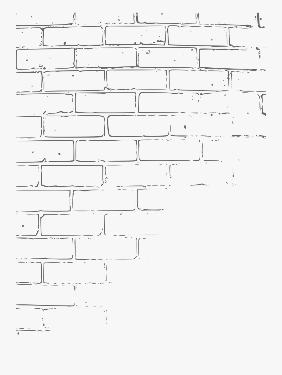 Wall Clipart Brick Outline - Brick Wall Clipart, Transparent Clipart