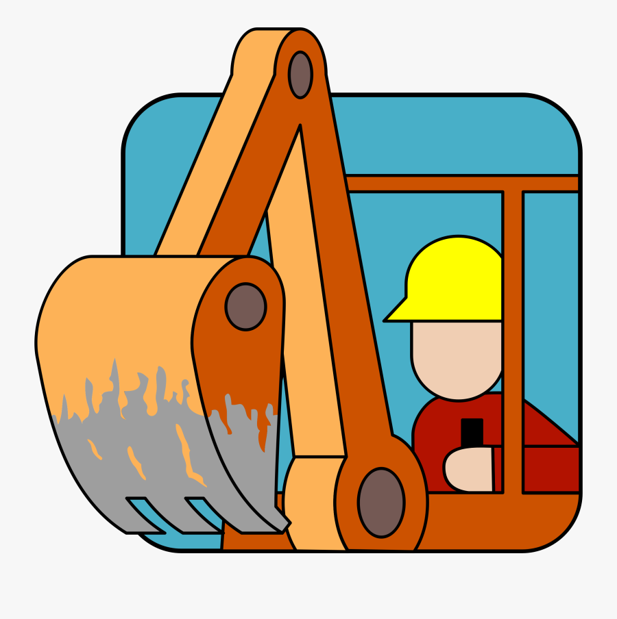 Angle,area,text - Excavator Clipart Digger Png, Transparent Clipart