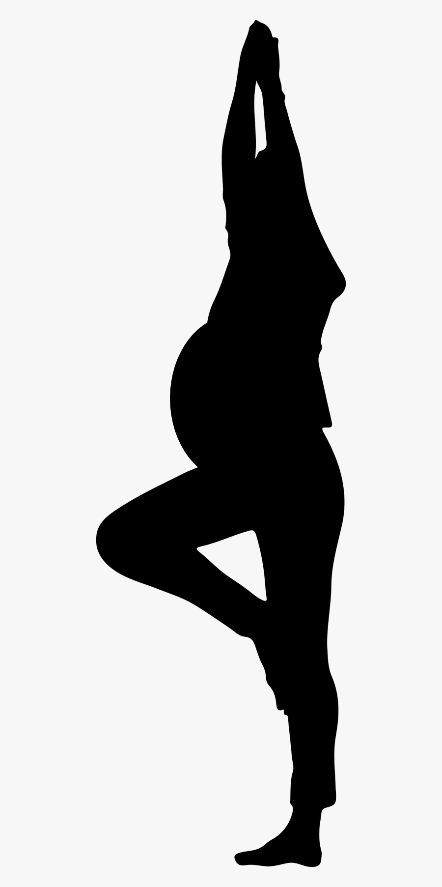 Transparent Strength Clipart - Silhouette Of Yoga Poses Clipart, Transparent Clipart