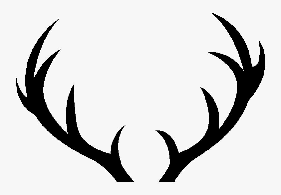 Red Deer Antler Sticker Clip Art - Transparent Background Antler Clipart, Transparent Clipart