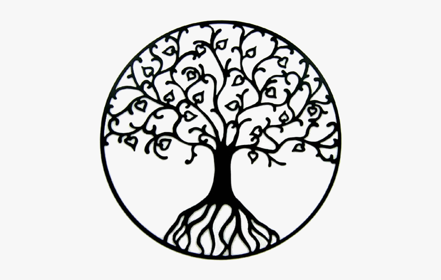 Tree Of Life Oak Clip Art - Tree Of Life In Circle, Transparent Clipart