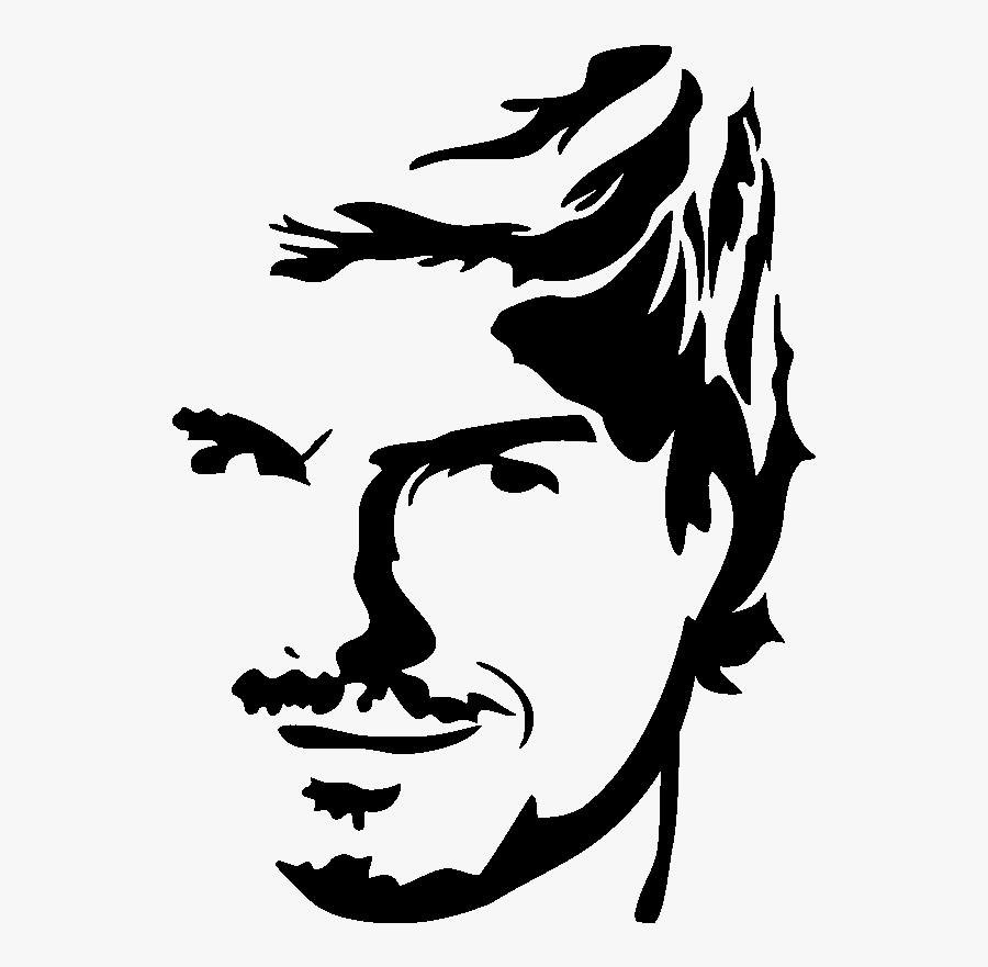 Sticker Portrait Dav - Beckham Decals, Transparent Clipart