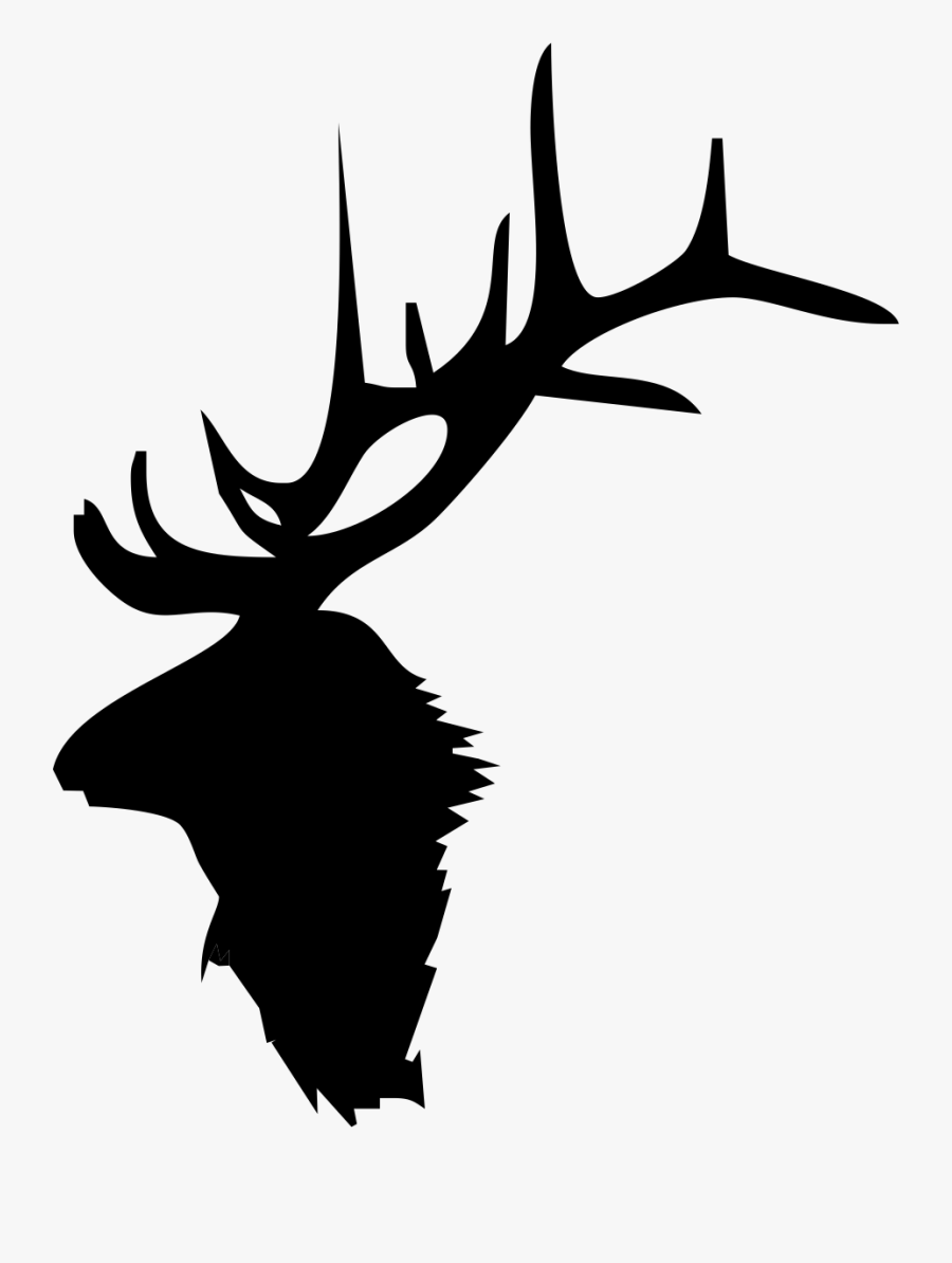 Clip Art Antlers Outline - Elk Antlers Clip Art, Transparent Clipart