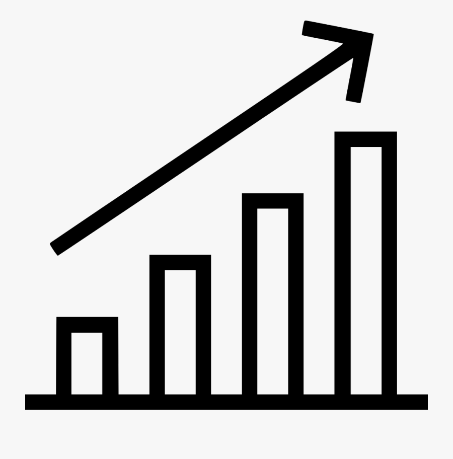 Transparent Bar Chart Png - Increase Bar Chart Icon , Free Transparent