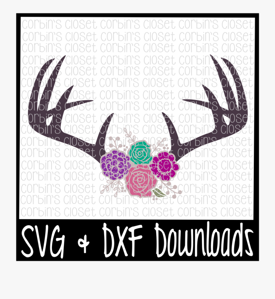 Free Free 123 Floral Antler Svg Free SVG PNG EPS DXF File