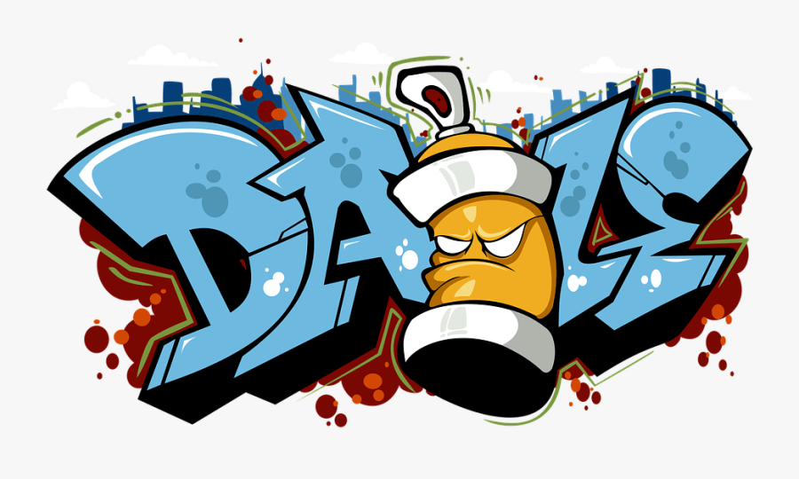 Graffiti Clipart Brick Wall - Hip Hop Graffiti, Transparent Clipart