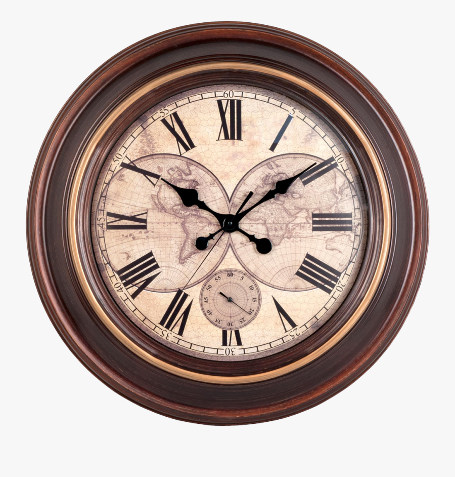 Vintage Wall Clock Png Image Clipart Image - Wall New Watch Png, Transparent Clipart