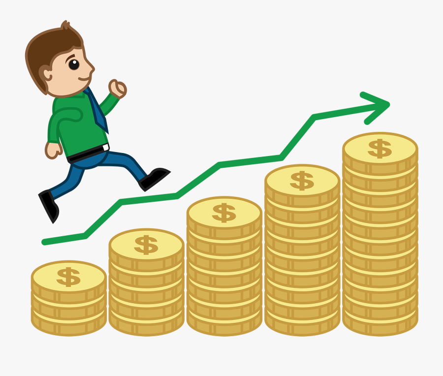 - Graph Money Cartoon Clipart , Png Download - Money Cartoon Increase Graph, Transparent Clipart