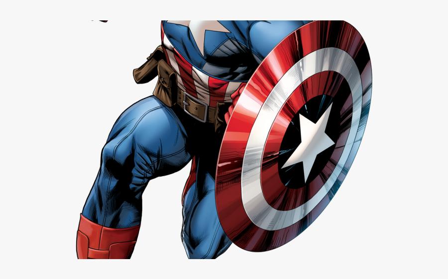 Captain America Cartoon Avengers, Transparent Clipart
