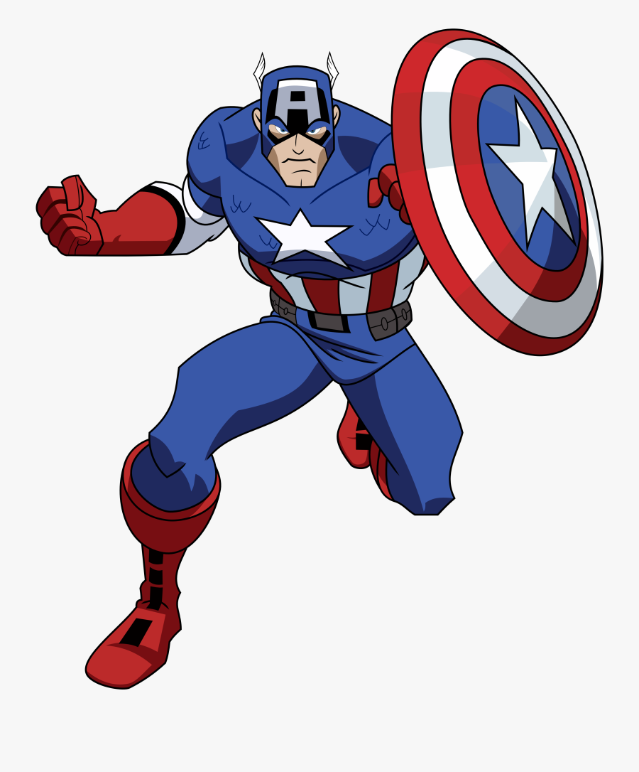 Free Pictures Captain America Clipart - Avengers Earth's Mightiest Heroes Captain, Transparent Clipart