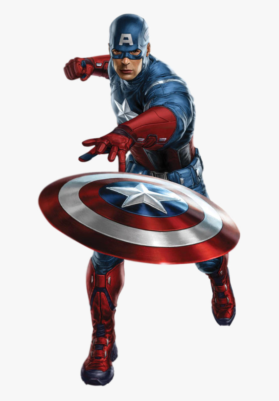 Capitan America Avengers Png, Transparent Clipart
