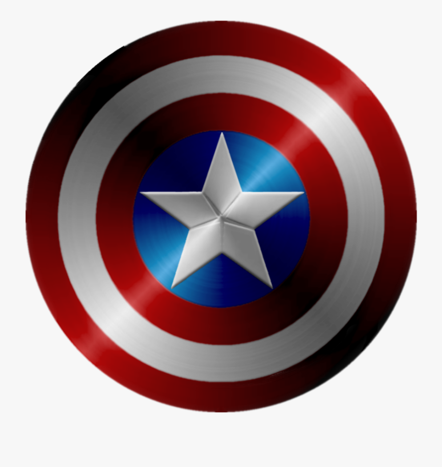 Captain America Shield Png - Vector Captain America Logo, Transparent Clipart