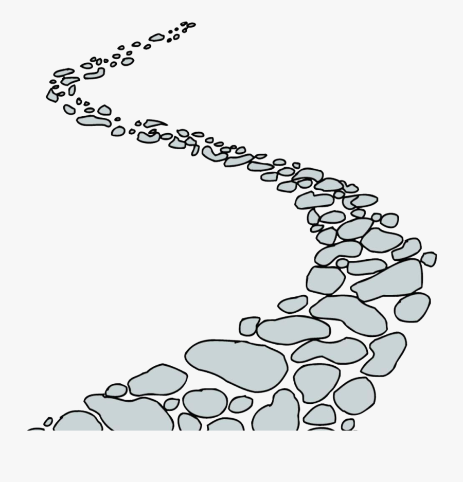 Image Royalty Free Stock Curved Path Clipart - Stone Path Cartoon