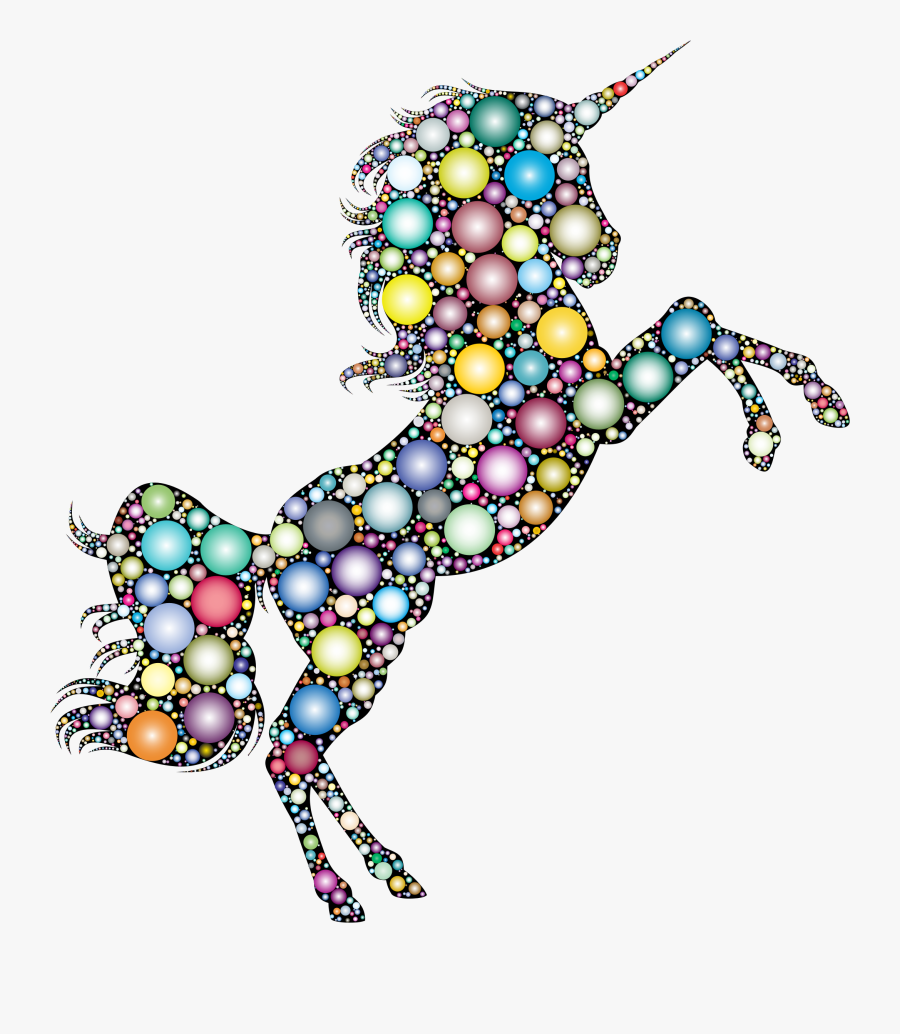 Art,jewellery,body Jewelry - Gold Glitter Unicorn, Transparent Clipart