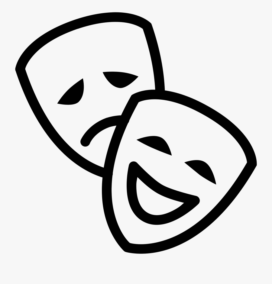 Computer Icons Mask Cinema Theatre Clip Art - Theatre Icon Png, Transparent Clipart