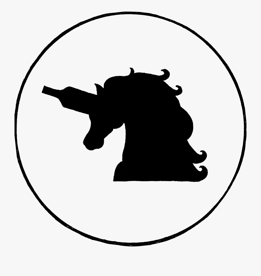 The Site"s Logo - Unicorn Horn As A Wine Bottle, Transparent Clipart