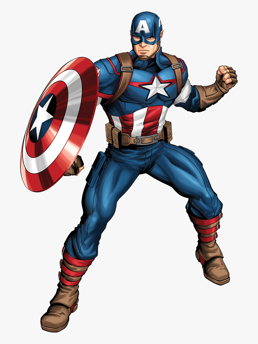 America Superhero Skull Marvel Luke Iron Captain Clipart - Avengers Assemble Captain America Png, Transparent Clipart