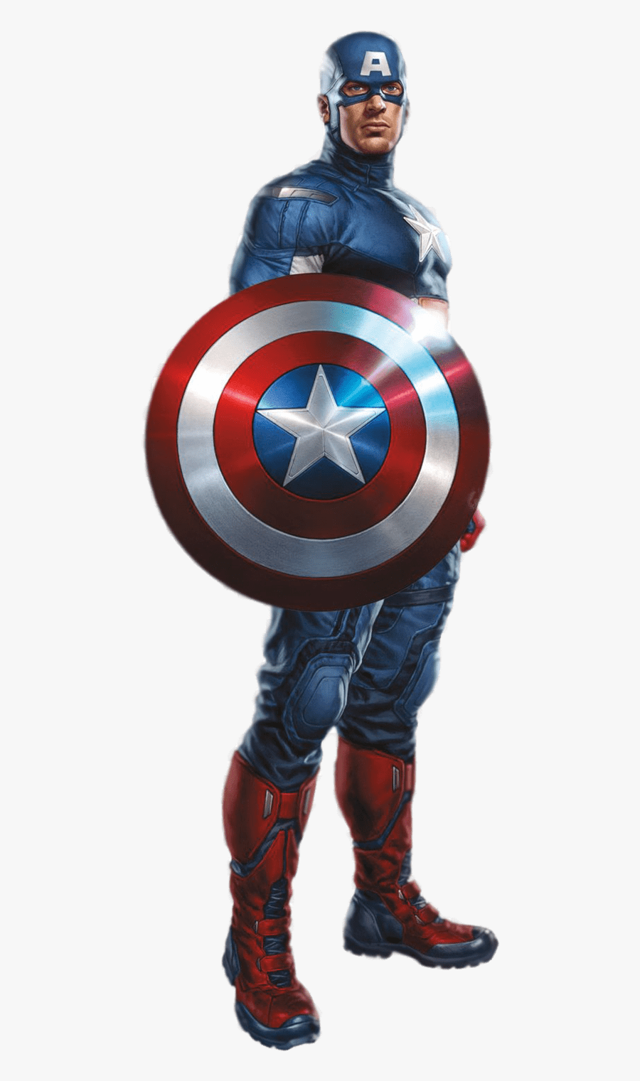 Captain Marvel Clipart Transparent - Iron Man Captain America Avengers, Transparent Clipart