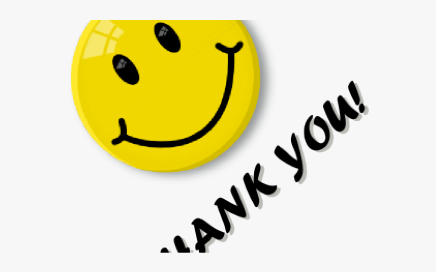 Thank You Clipart Powerpoint Presentation - Smiley, Transparent Clipart