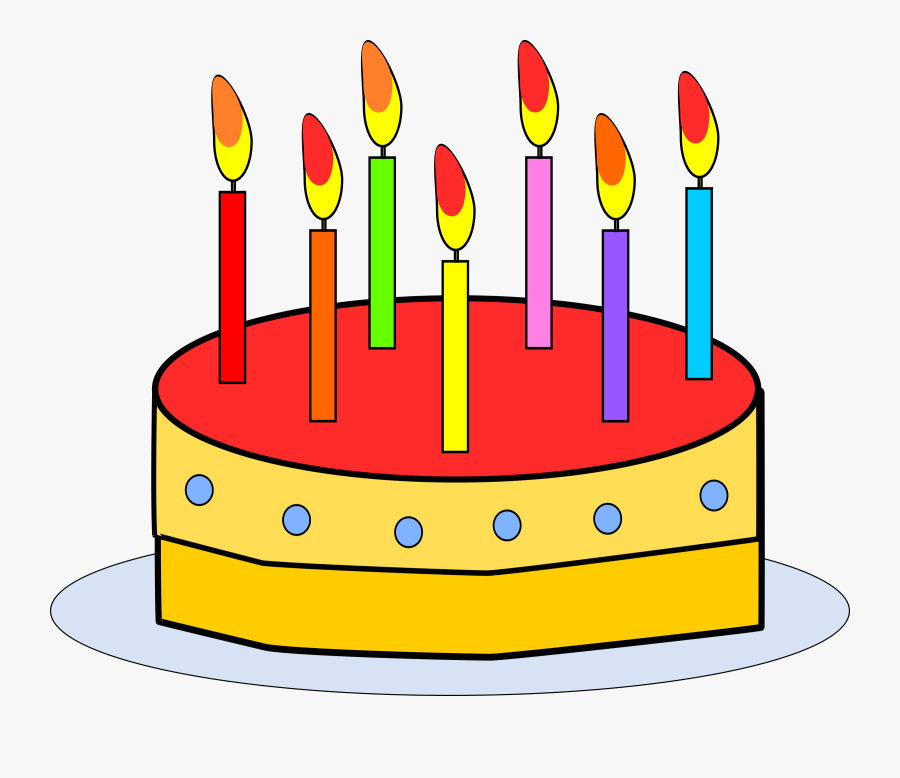 Transparent Torte Clipart - Birthday Cake With Candles Clipart , Free ...