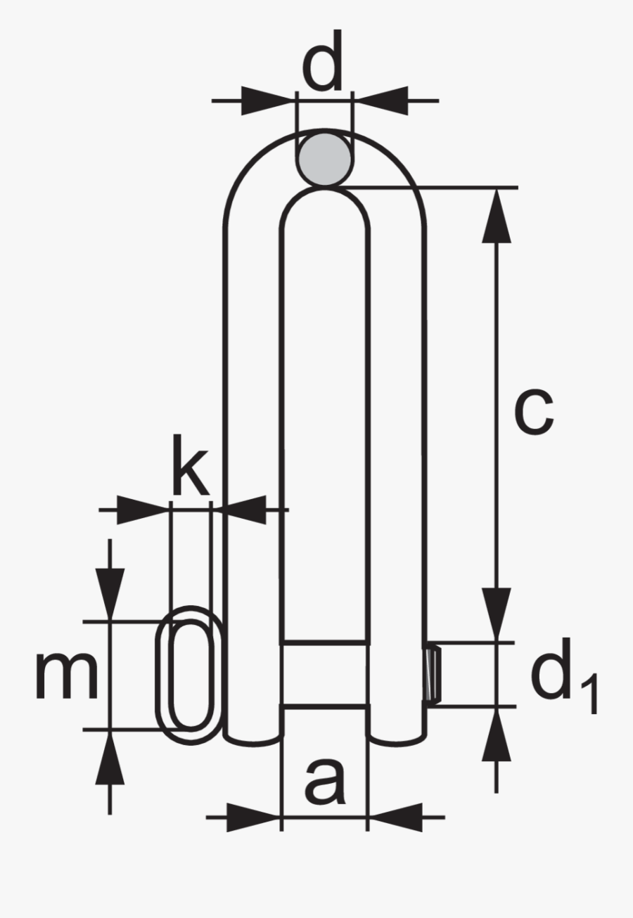 Spontschackel M Lom 225mm, Transparent Clipart