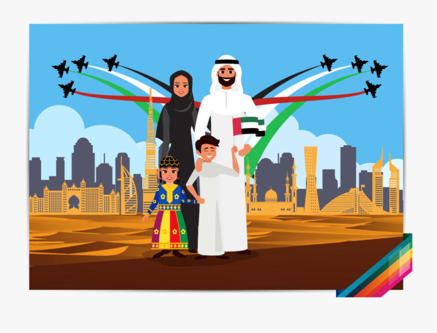 Celebrating Uae National Day, 2nd December Uae National - Uae National Day 2019, Transparent Clipart