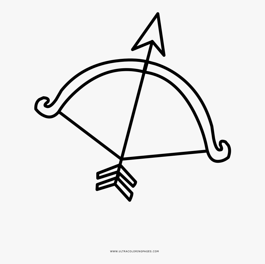 Sagittarius Coloring Page - Sagittarius, Transparent Clipart