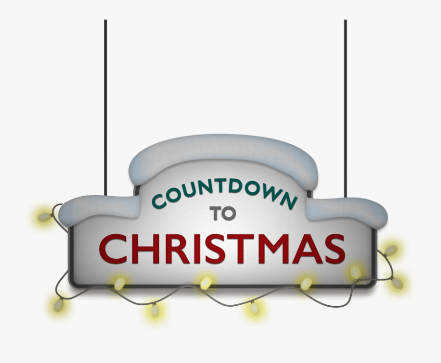 Countdown To Christmas Logo, Transparent Clipart