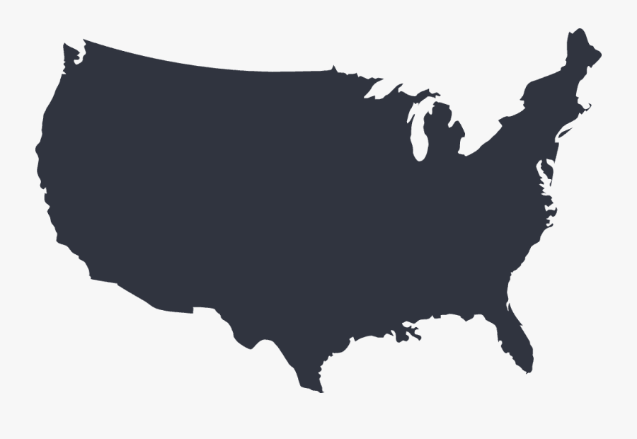 Vector United States Map Png, Transparent Clipart