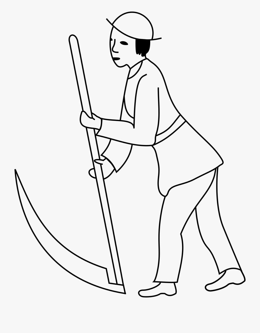 Man Of Village Drawing, Transparent Clipart