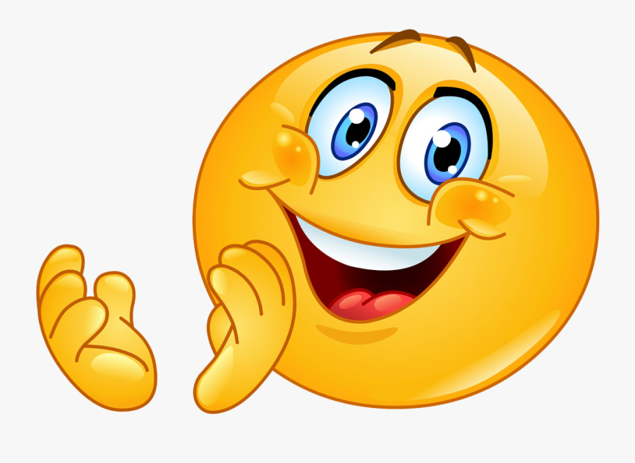 Emoji Emoticon Smiley Clapping - Clapping Hands, Transparent Clipart