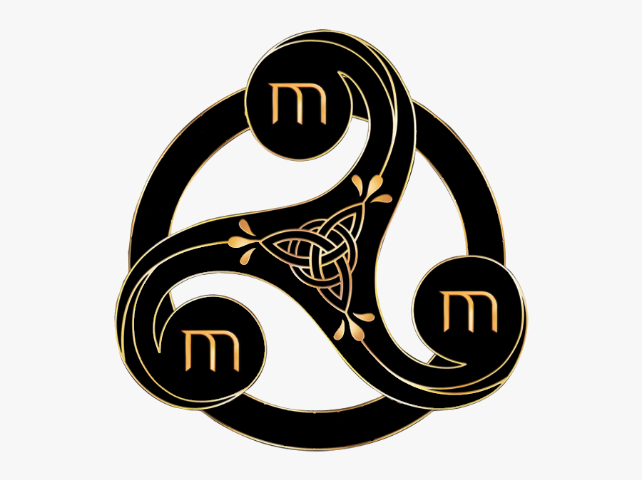Merlin Triskele Symbol Clipart , Png Download - Merlin Symbol, Transparent Clipart