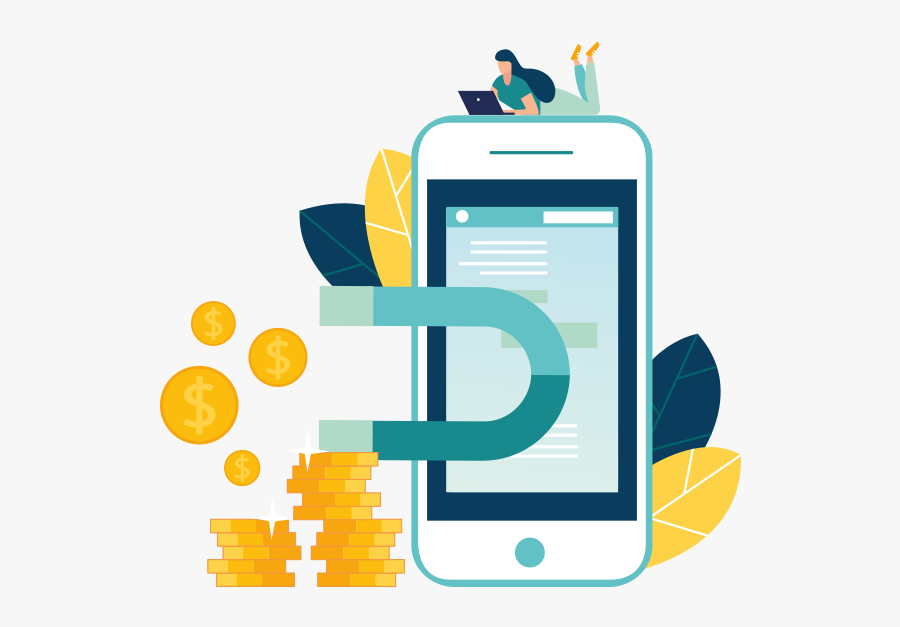 Mobile Payment App Instant Payments Money Manager App - Graphic Design, Transparent Clipart