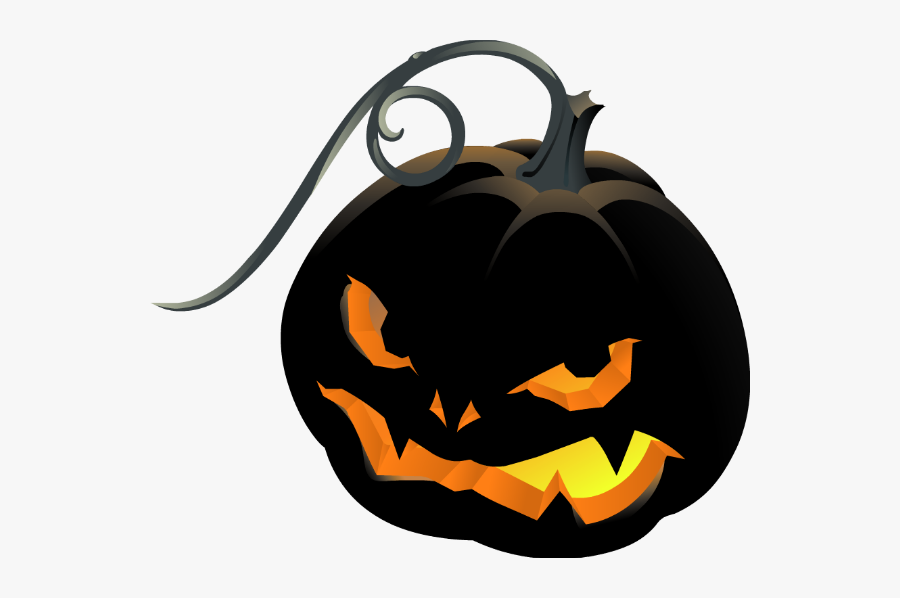 Jackolantern Vector Scary Pumpkin - Scary Jack O Lantern Clipart, Transparent Clipart