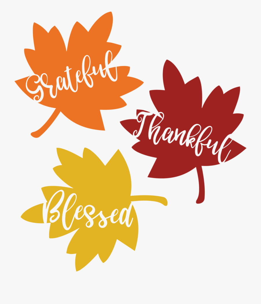 Autumn - Thankful Grateful Blessed Fall, Transparent Clipart