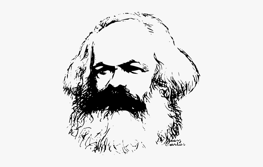 Karl Marx Portrait - Karl Marx Clip Art, Transparent Clipart