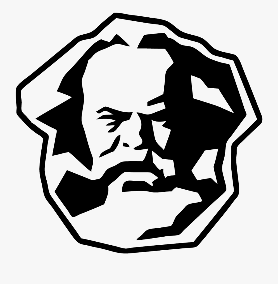Karl Marx Stencil , Png Download - Karl Marx Stencil, Transparent Clipart