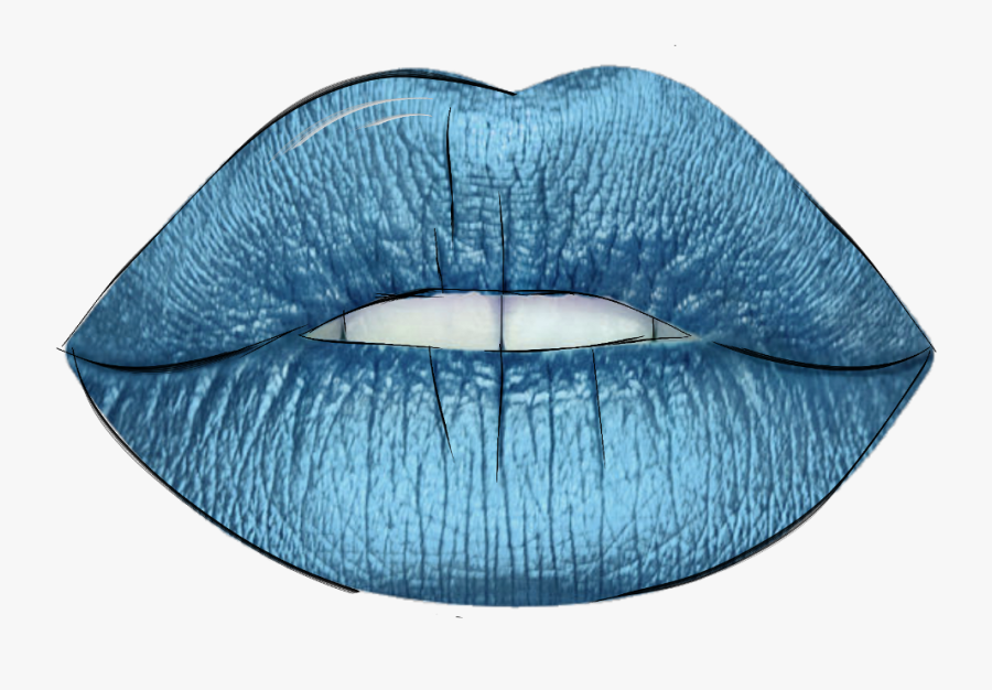 Drawing Lip Outline - Lime Crime Velvetines Vibe, Transparent Clipart