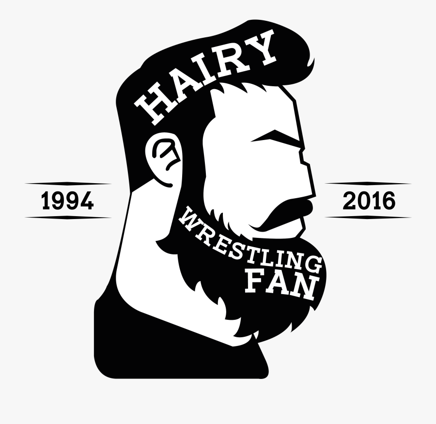Hairy Wrestling Fan, Transparent Clipart