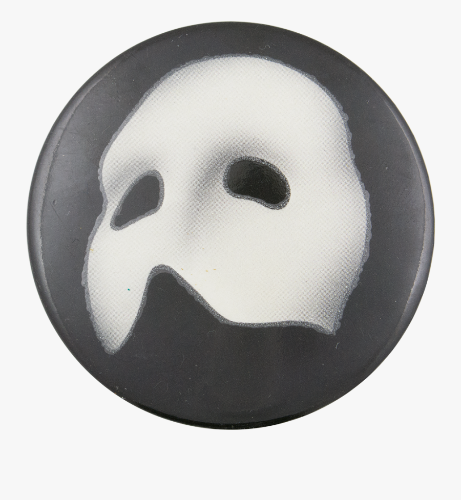 Phantom Of The Opera Entertainment Button Museum - Phantom Of The Opera Button, Transparent Clipart