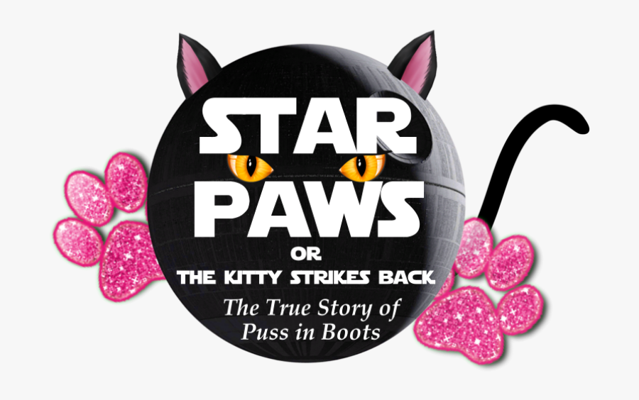 Star Paws Or The Kitty Strikes Back - Cat, Transparent Clipart