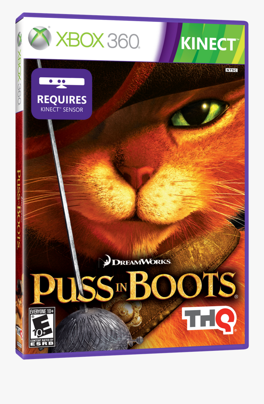 Puss In Boots Game Xbox 360, Transparent Clipart